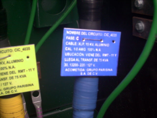 MARBETES EN CABLES DE POTENCIA