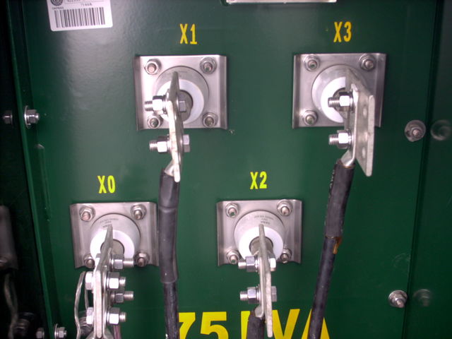 SECUNDARIO DEL TRANSFORMADOR DE PEDESTAL